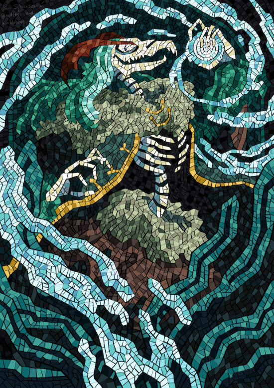 Fanart : Varech, Style Mosaïque